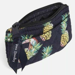 NWT Vera Bradley Coin Purse Case Toucan Pineapple
